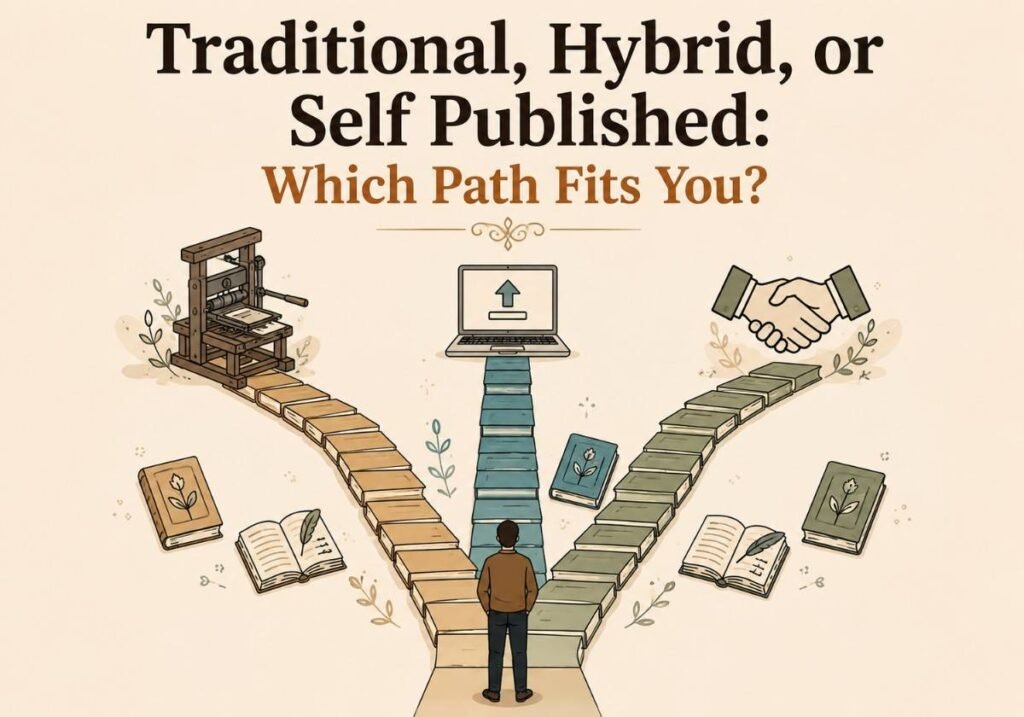 Three publishing paths compared for how to get poetry book published successfully"